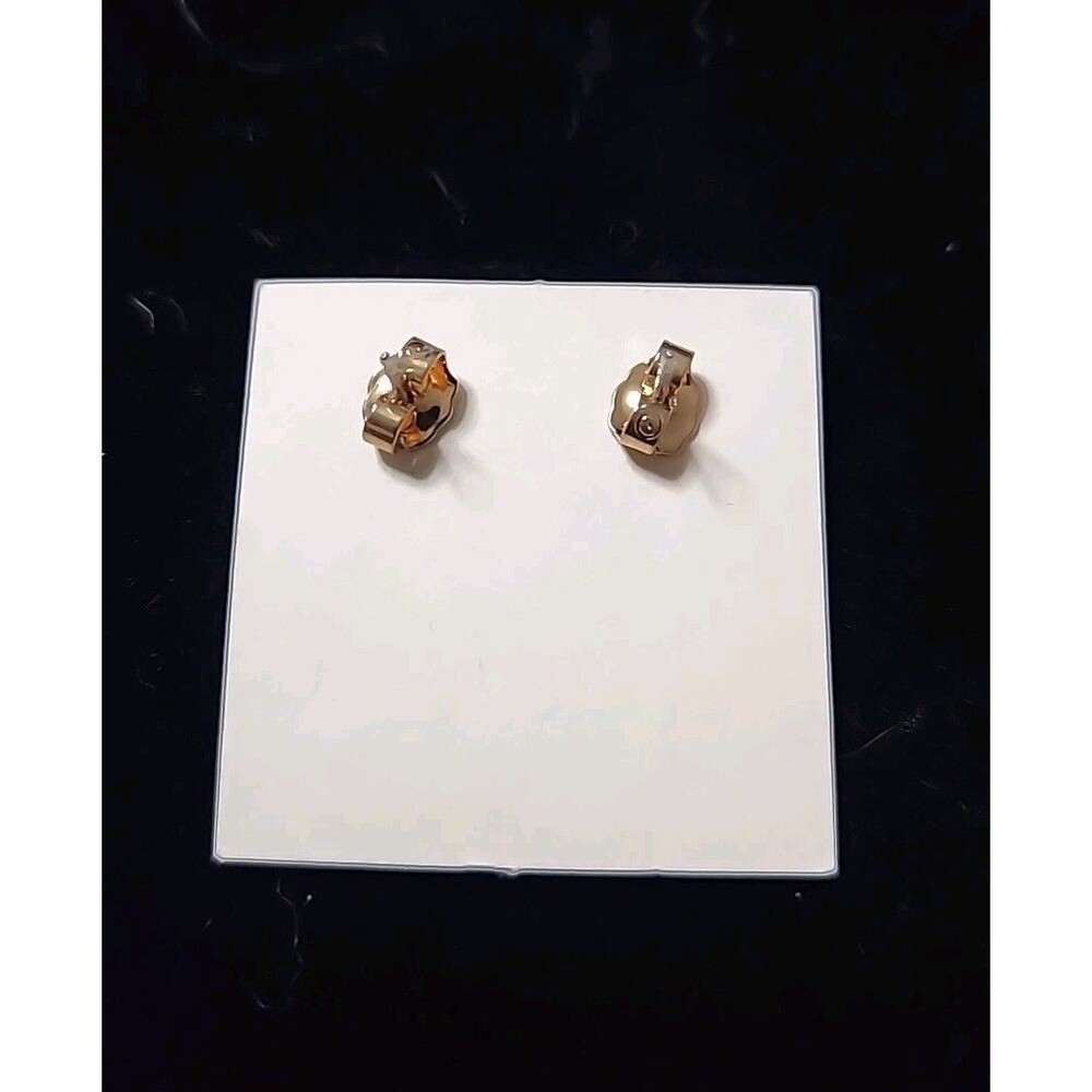Vintage AVON Gold Tone Owl Post Earrings New With Box - Picture 3 of 4